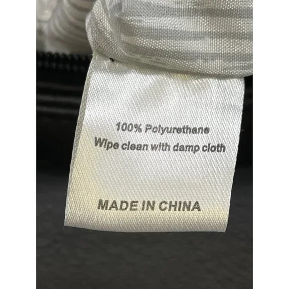 Vintage Women's Matte Black Mini Floral Backpack SKU 6117 - Picture 4 of 8